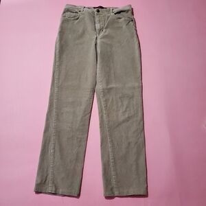 Gloria Vanderbilt khaki Beige Cordaroy Pants